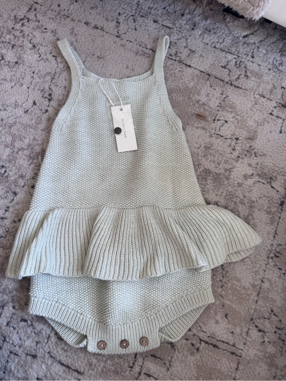 NWT- Quincy Mae knit romper